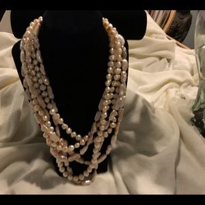 Vintage Pearls Baroque/Biwa/Potato Necklace